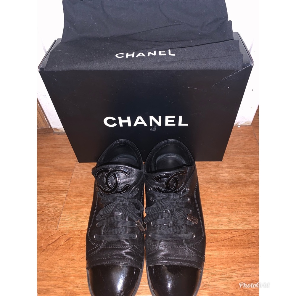 Authentic Leather Chanel Sneakers